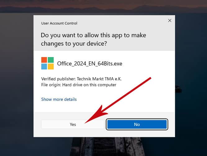 Run as administrator